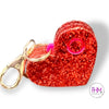 Super Loud Personal Safety Alarm - Red Glitter Heart - Done