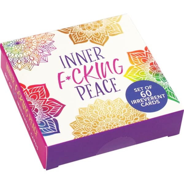 Inner F*cking Peace Motivational Cards - Books