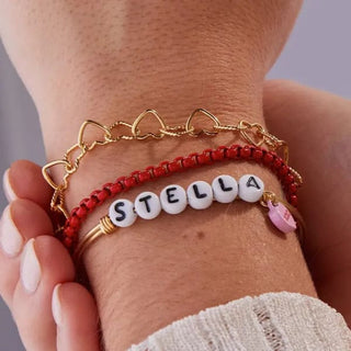 Interlocking Heart Chain Bracelet