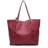 Iris Bag in a by Jen and Co. - Wine Burgundy - Tote