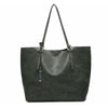 Iris Bag in a by Jen and Co. - Hunter Green - Tote