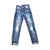 Judy Blue Bleach Splatter Boyfriend Denim Jeans Style