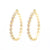 Juliet Gold Star Hoop Earrings