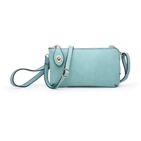 Kendall Crossbody by Jen and Co. - Tiffany Blue - Handbags
