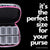 Ladies Wellness Keeper Zippered Pill & Vitamin Case - Black