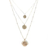 Layer All the Way Coin Necklace - Necklaces Gold Silver