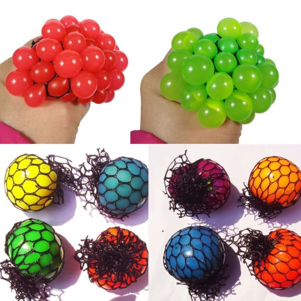 Light Up Mesh Ball Fidget Toy - Toys