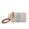 Liv Bangle Wristlet by Jen and Co. - Taupe Boho - Wallet