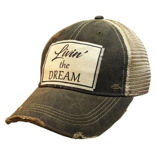 Livin’ The Dream Distressed Trucker Cap