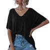 Luxe Boyfriend T Shirts - Black / Small - &amp; Tops