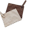 Luxe Checkered Clutch - Done