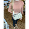 Luxe Checkered Clutch - White - Done
