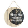 Magic Shop Round Sign - Decor