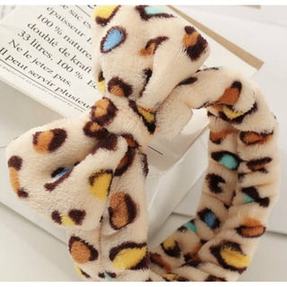 Makeup Plush Headband - Multi Color Cheetah - Done