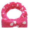 Makeup Plush Headband - Hot Pink Poka-Dot - Done