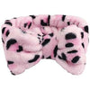 Makeup Plush Headband - Pink Cheetah - Done