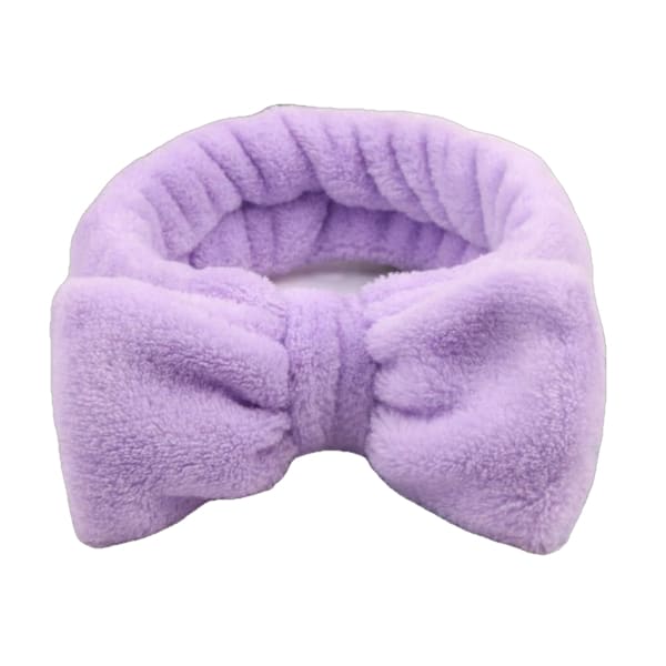 Makeup Plush Headband - Lilac - Done