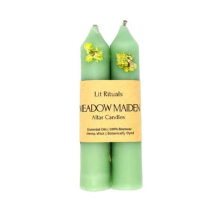 Meadow Maiden Altar Candles Small