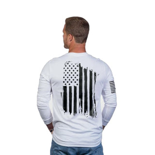 Men’s Long Sleeve America - Medium / White - Done