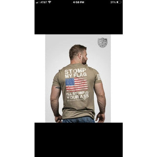 Men’s T-Shirt - I’ll Stomp You - Coyote / Medium