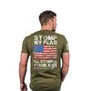 Men’s T-Shirt - I’ll Stomp You - Military Green / Medium -