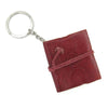 Mini Leather Journal Key Chain - Triple Moon - keychain