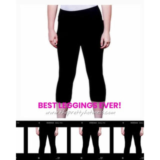 Buttery Soft Solid Black Capri Leggings