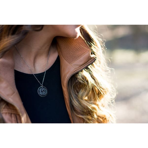 Monogrammed Necklace - Necklaces
