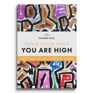 Mood Enhancing Coloring Book- Color While You Are High 🤘🏻