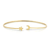 Moon And Star Cuff Bracelet