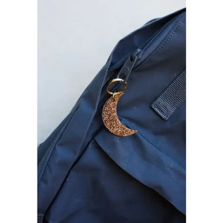 Moon Glitter Keychain - keychain