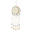Mosaic Sun and Moon Wind Chime with Bells - wind chimes