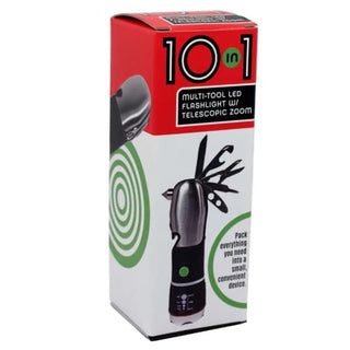Multi-Tool Telescopic Zoom LED Torch - Multi Tool