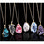 Natural Quartz Druzy Pendant - Necklaces