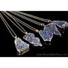 Natural Quartz Druzy Pendant - Necklaces