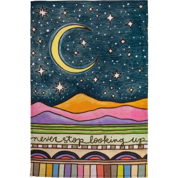Never Stop Looking Up Dish Towel - kitchen towel
