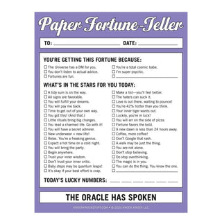 Nifty Notes - Paper Fortune-Teller - Done