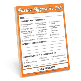 Nifty Notes - Passive Aggressive - Done