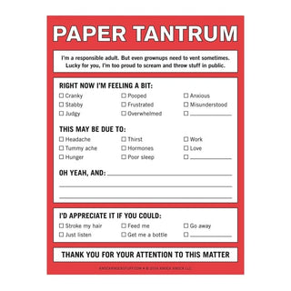 Nifty Notes - Paper Tantrum - Done