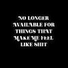•No Longer Available Sticker