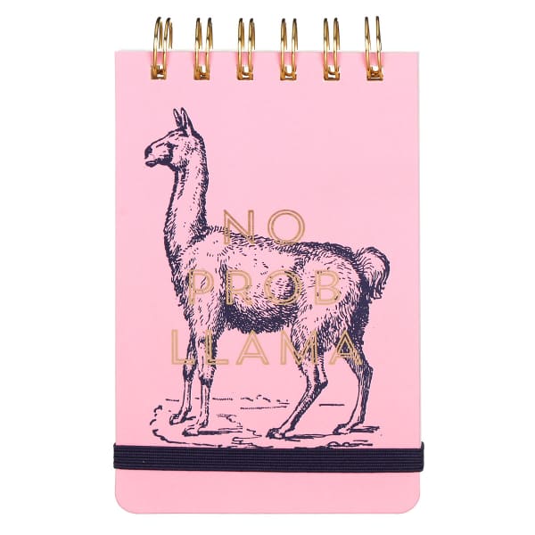 No Prob Llama Spiral Notepad - note pad