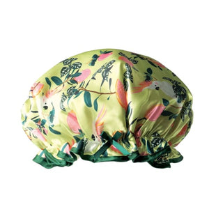 *Not Your Grandma’s Shower Cap | Lemon Lavender - Parrots