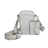 Parker Crossbody by Jen and Co. - Lt. Grey - Handbags