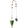 Green Aventurine with Chakra Chain