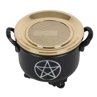 Pentagram Cauldron Incense Burner