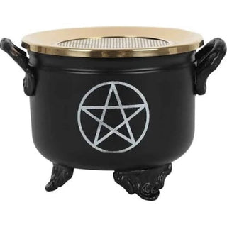 Pentagram Cauldron Incense Burner