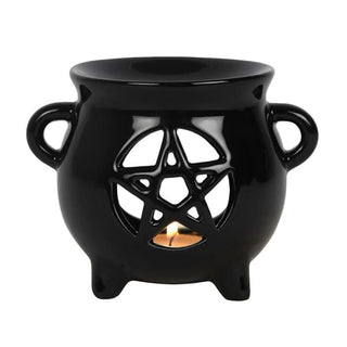 Pentagram Cauldron Oil Burner - Gifts