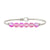Pink Quartz Energy Stone Bangle Bracelet for Love