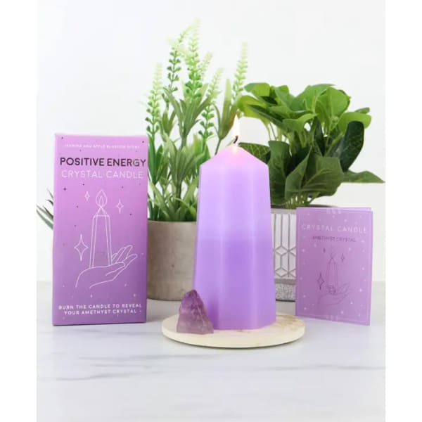 Positive Energy Crystal Reveal Candle - Candles