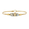 Protection Medley Bangle Bracelet - Gold